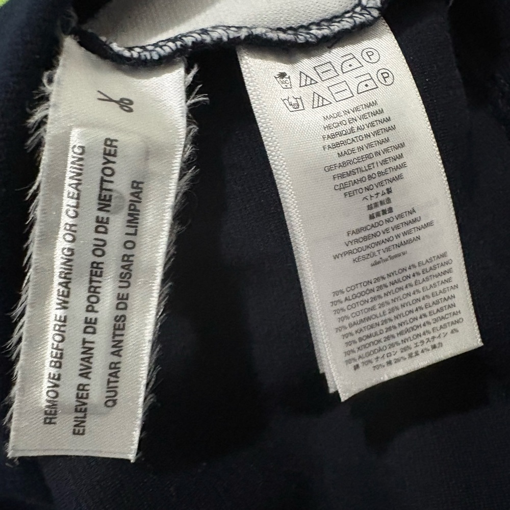 Michael Michael Kors Navy Blue Sheath Sporty Dress With White Accent Size XS - Picture 8 of 9